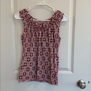 Sleeveless Anne Taylor top